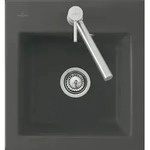 Villeroy & Boch fl&auml;chenb&uuml;ndige Sp&uuml;le Subway 45 XS flat, Fossil CeramicPlus,