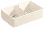 Villeroy & Boch Sp&uuml;lstein Doppelbecken 80 X 638000, 795x500 mm, Wei&szlig;