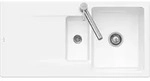 Villeroy & Boch fl&auml;chenb&uuml;ndige Sp&uuml;le Siluet 60 R flat, Ivory CeramicPlus, 980x490