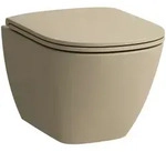 Laufen Wand-Tiefsp&uuml;l-WC &bdquo;Lua&ldquo; 360 &times; 345 &times; 490 mm in Bahamabeige, ohne