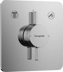 Hansgrohe 75414000, Hansgrohe DuoTurn Q Mischer Unterputz f&uuml;r 2 Verbraucher Chrom