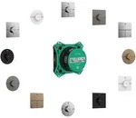 Hansgrohe ShowerSelect Comfort Q Ventil Unterputz, 3 Verbraucher, Brushed Black