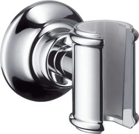 Hansgrohe 16325830, Hansgrohe AXOR Montreux Brausenhalter, Polished Nickel, 68 x 68 x