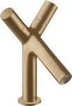 Hansgrohe 10030140, Hansgrohe AXOR Starck 2-Griff Waschtischarmatur 80 Brushed Bronze
