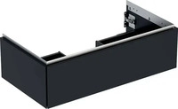 Geberit 505073008, Geberit ONE Unterschrank f&uuml;r Waschtisch, schwarz matt, 88,8 x