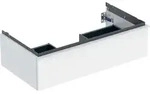 Geberit iCon Unterschrank f&uuml;r Waschtisch, 1 Schublade, wei&szlig; hochgl&auml;nzend, 88,8 x