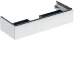 Geberit iCon Unterschrank f&uuml;r Waschtisch, wei&szlig; matt, 1 Schublade, 118,4 x 24,7 x