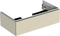 Geberit 505073004, Geberit ONE Unterschrank f&uuml;r Waschtisch, sandgrau hochgl&auml;nzend,