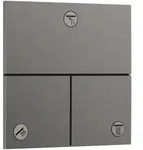 Hansgrohe ShowerSelect Comfort E Absperrventil Unterputz, Brushed Black Chrome, 3