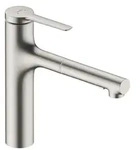 Hansgrohe Zesis M33 Einhebel-K&uuml;chenmischer 160, Metall Ausziehbrause Pro 2jet...