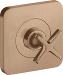 Hansgrohe 36771310, Hansgrohe AXOR Citterio E Absperrventil 120120 Unterputz, Brushed