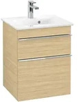 Villeroy & Boch Waschbeckenunterschrank Venticello, Eckig, Nordic Oak, 466x590x425