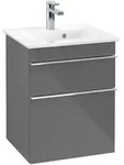 Villeroy & Boch Waschbeckenunterschrank Venticello, Glossy Grey, 466x590x425mm,