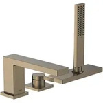 Hansgrohe Tecturis E 3-Loch Einhebel-Wannenrandmischer mit sBox Brushed Bronze