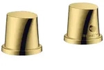 Hansgrohe AXOR Starck Organic 2-Loch Wannenrandarmatur mit Thermostat, Polished...
