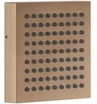 Hansgrohe AXOR ShowerComposition Schulterbrause 110x110 mm, Brushed Red Gold,