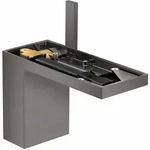 Hansgrohe AXOR MyEdition Einhebel-Waschtischmischer 110, Brushed Black Chrome,