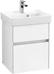 Villeroy & Boch Waschbeckenunterschrank Collaro C00600, Eckig White Matt, 460x374 mm,