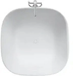 Duravit Badewanne &bdquo;Zencha&ldquo; freistehend quadrat 1250 &times; 1250 mm in Wei&szlig;...