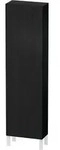 Duravit Hochschrank &bdquo;L-Cube&ldquo; 50 &times; 176 &times; 24,3 cm Eiche Schwarz