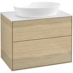 Villeroy & Boch Finion Waschbeckenunterschrank F99, 800 x 603 x 501 mm, Oak Veneer /