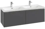 Villeroy & Boch Subway 3.0 Waschbeckenunterschrank C56702, Graphite, 1272x429x478 mm