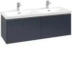 Villeroy & Boch Subway 3.0 Waschbeckenunterschrank, Marine Blue, 1272 x 429 x 478 mm