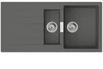 Hansgrohe S52 Einbausp&uuml;le Steingrau 345&frasl;160