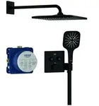 Unterputz Duschsystem Grohtherm SmartControl 34865, eckige Form, mit UP-THM mit 2