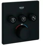 Grohe Unterputz-Armatur &bdquo;Grohtherm SmartControl&ldquo; in phantom black