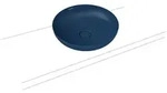 Kaldewei MIENA Waschtisch-Schale, rund, 380 mm Durchmesser, navyblue matt,