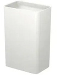 Freistehender Waschtisch &bdquo;BetteArt Monolith&ldquo; 60 &times; 40 &times; 90 cm in Wei&szlig;