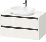 Duravit Waschtischunterschrank wandh&auml;ngend &bdquo;Ketho.2&ldquo; 100 &times; 56,8 &times; 55 cm Wei&szlig;