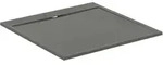 Ideal Standard Quadrat-Brausewanne Ultra Flat S i.life 1200x1200x30mm Quarzgrau