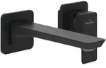 Villeroy & Boch Einhebel-Waschtischarmatur Subway 3.0, eckig, matt schwarz, 115 mm