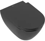 Villeroy & Boch Subway 2.0 Tiefsp&uuml;l-WC wandh&auml;ngend, Oval, Pure Black...