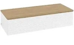 Villeroy & Boch Antao Sideboard L41, 1200x268x500mm, White Matt Lacquer/Honey Oak