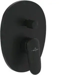 Villeroy & Boch Antao Unterputz-Einhebel-Armatur, rund, Matt Black, 184x221x57...