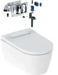 Geberit Wand-Dusch-WC Komplettanlage AquaClean &bdquo;Sela&ldquo; 375 &times; 390 &times; 565 mm in