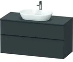 Duravit Waschtischunterschrank wandh&auml;ngend &bdquo;D-Neo&ldquo; 120 &times; 66,4 &times; 55 cm Graphit