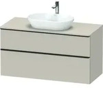 Duravit Waschtischunterschrank wandh&auml;ngend &bdquo;D-Neo&ldquo; 120 &times; 66,4 &times; 55 cm Taupe