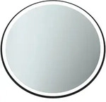 Ideal Standard Spiegel Conca rund mit Ambientelicht, Rahmen schwarz, 30W,...