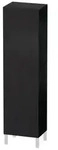 Duravit Hochschrank &bdquo;L-Cube&ldquo; 50 &times; 176 &times; 36,3 cm Eiche Schwarz