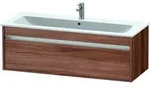Duravit Waschtischunterschrank wandh&auml;ngend &bdquo;Ketho&ldquo; 120 &times; 41 &times; 47,5 cm Nussbaum