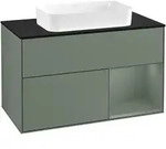 Villeroy & Boch Finion Waschbeckenunterschrank F25 1000x603x501mm Olive Matt...