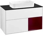 Villeroy & Boch Finion Waschbeckenunterschrank F25, 1000 x 603 x 501 mm, Glossy White