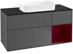Villeroy & Boch Waschbeckenunterschrank Finion G71, 1200x603x501mm, anthrazit/matt