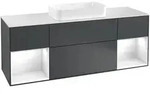 Villeroy & Boch Finion Waschbeckenunterschrank F33, 1600x603x501mm, Midnight Blue