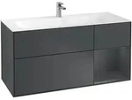 Villeroy & Boch Finion Waschbeckenunterschrank F07, 1196x591x498mm, Midnight...