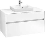 Villeroy & Boch Collaro Waschbeckenunterschrank C01600 1000x548x500mm White Matt